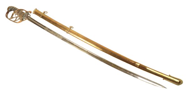 A VICTORIAN 1882 PATTERN BRITISH INFANTRY OFFICERS SWORD