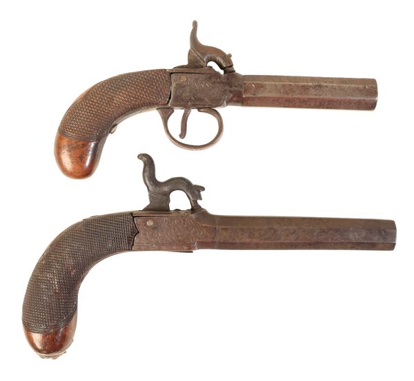 A PERCUSSION POCKET PISTOL