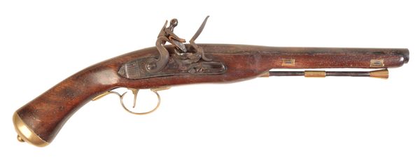 A FLINTOCK SERVICE PISTOL