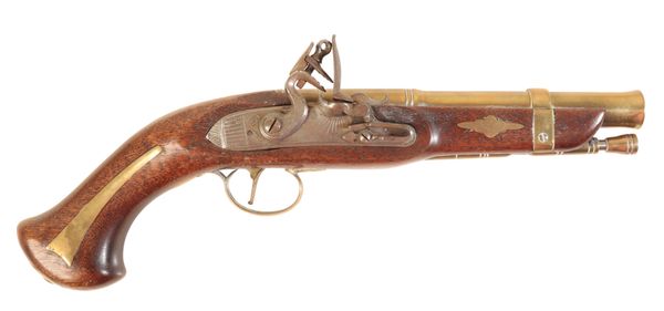 A FLINTLOCK SERVICE PISTOL