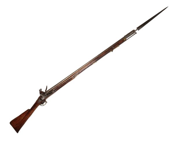 A BROWN BESS FLINTLOCK MUSKET