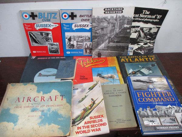 A SMALL COLLECTION OF BOOKS, MILITARY AIRCRAFT