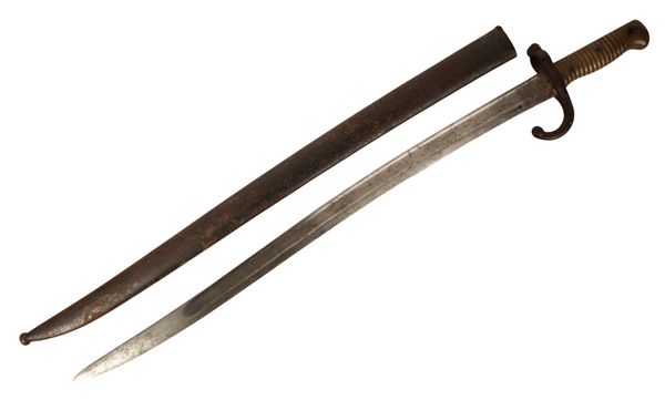 A FRENCH 1870 BAYONET