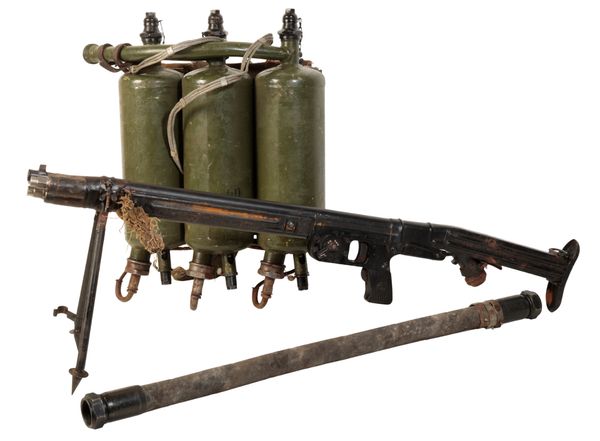 A WWII FLAME THROWER