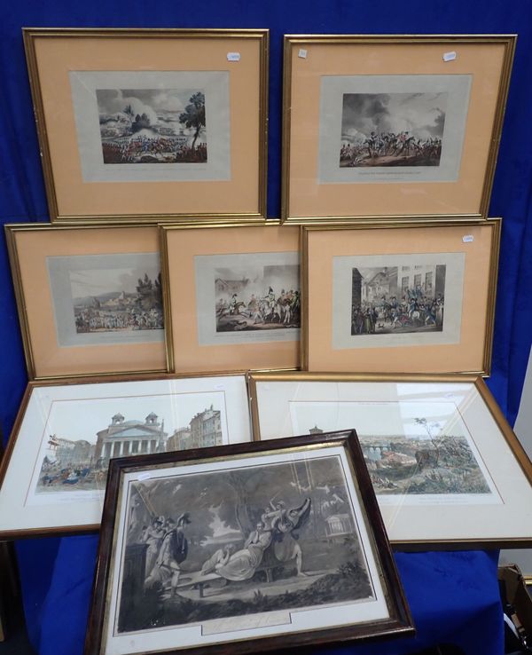 SET OF FIVE ENGRAVINGS BY HEATH AND SUTHERLAND