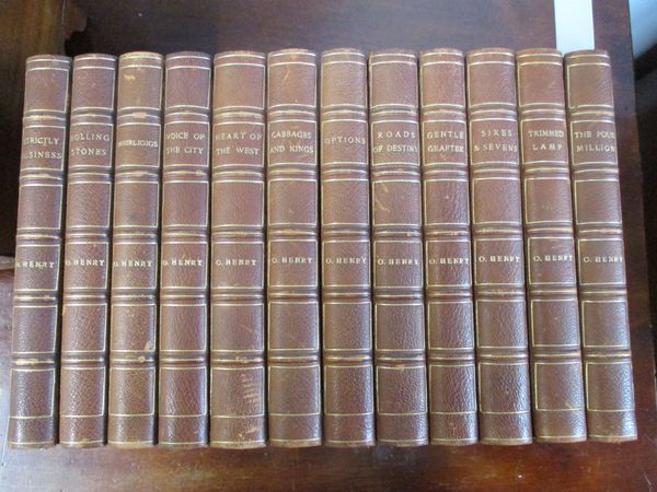 O. HENRY:  VARIOUS WORKS, TWELVE VOLUMES