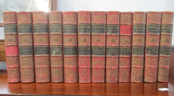 W.M. THACKERAY:  WORKS, TWELVE VOLS.