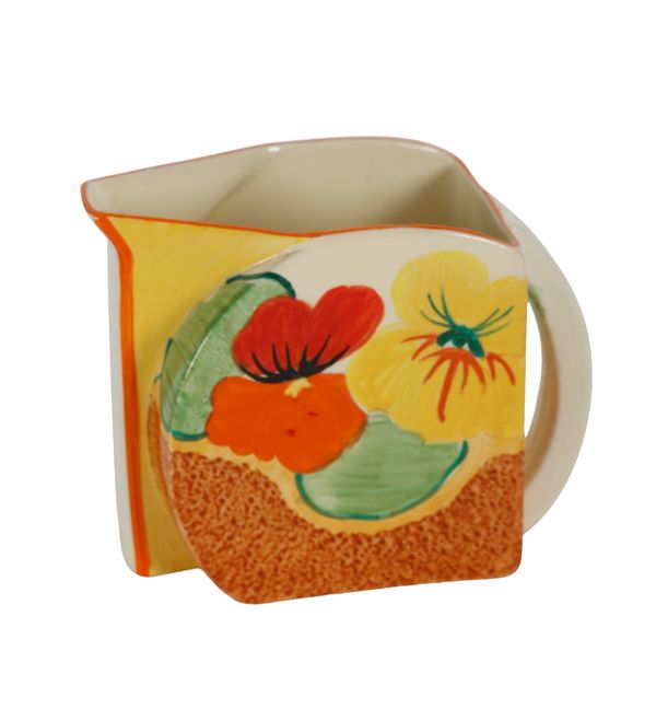 A CLARICE CLIFF NASTURTIUM JUG