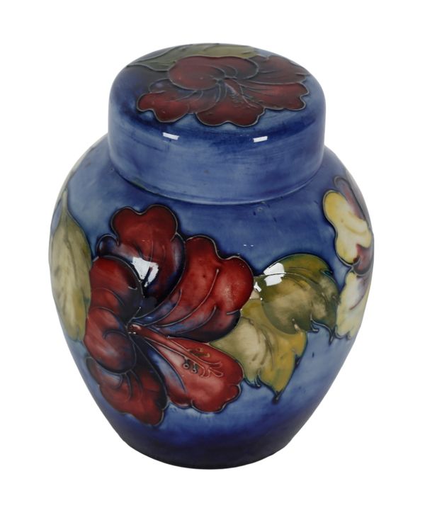 A MOORCROFT GINGER JAR AND COVER