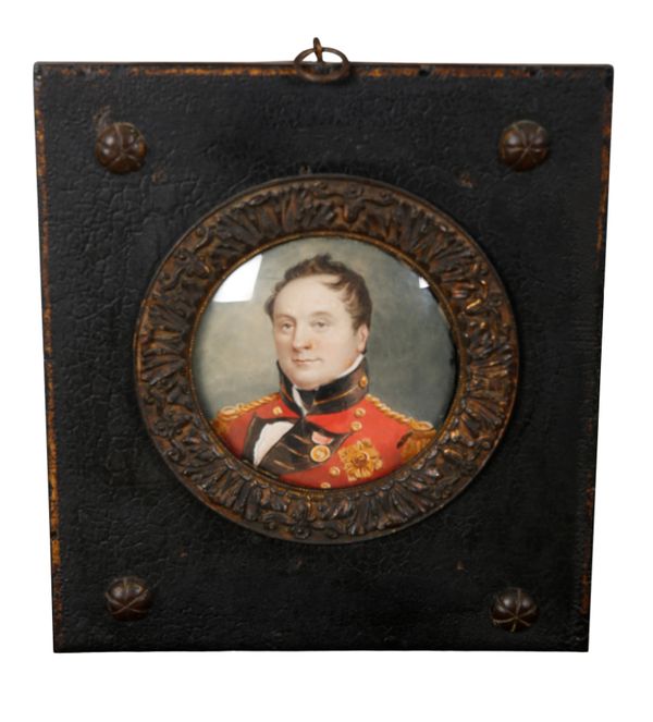 AFTER SIR THOMAS LAWRENCE (1769-1830) A miniature portrait of Arthur Wellesley, 1st Duke of Wellington