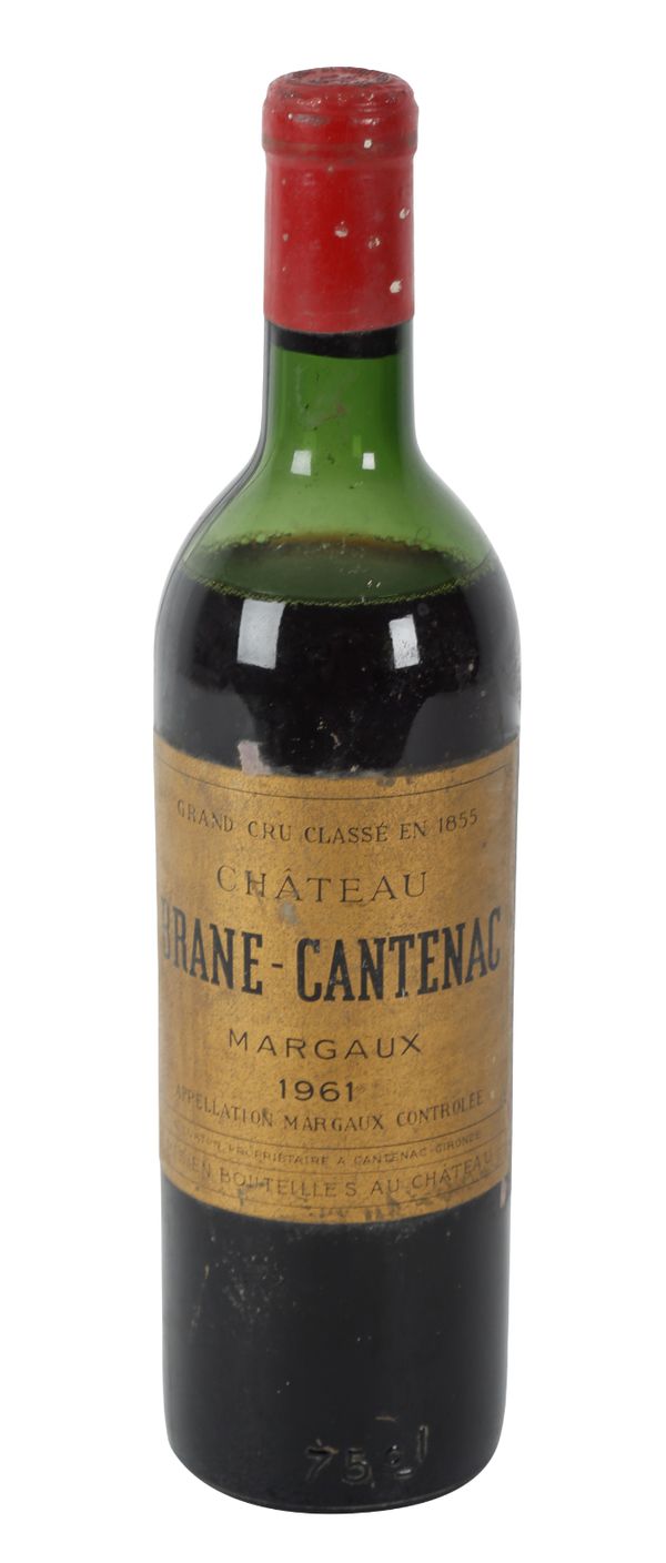 A 75CL BOTTLE OF CH. BRANE-CANTENAC MARGAUX 1961