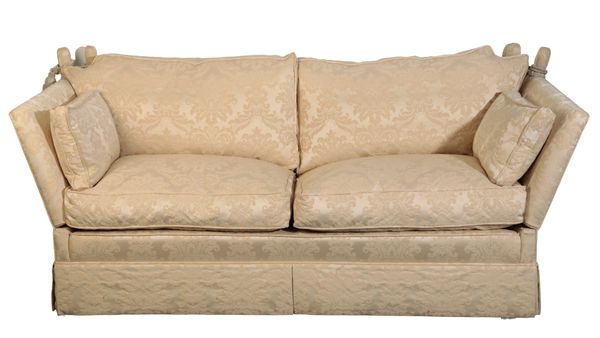 A TWO SEAT KNOLE SOFA