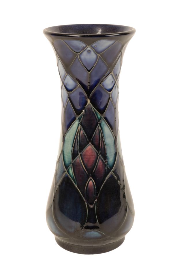 A MOORCROFT TUBE-LINED POTTERY VASE