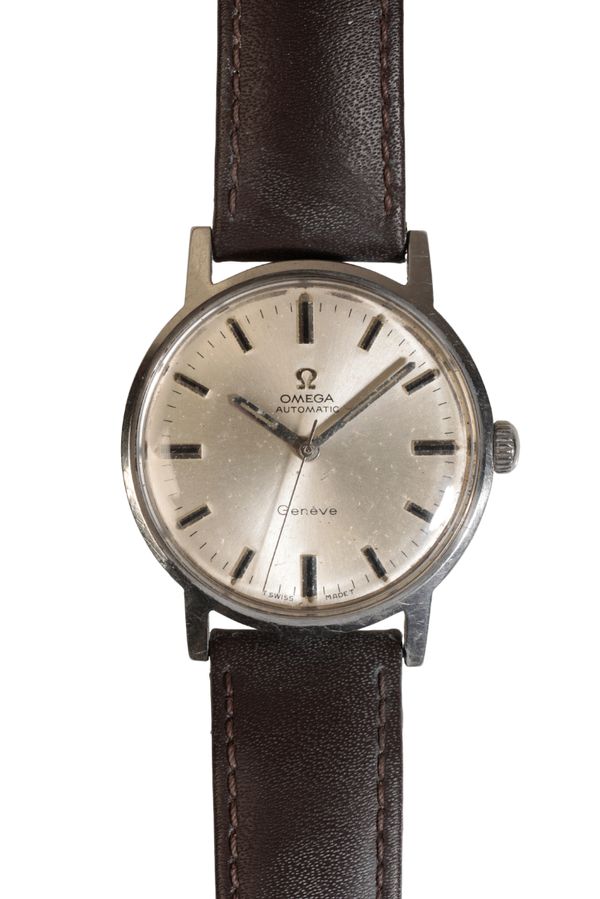 OMEGA GENEVE: A STAINLESS STEEL GENTLEMAN'S WRISTWATCH