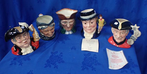 A ROYAL DOULTON 'CHELSEA PENSIONER'  JUG