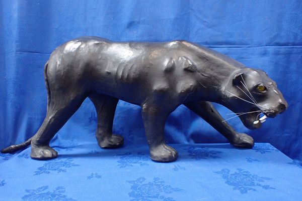 A LEATHER-COVERED PANTHER, IN THE OMERSA / LIBERTY STYLE