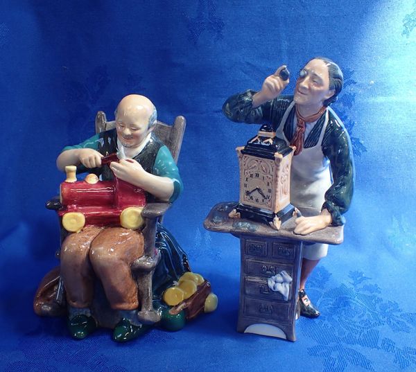 A ROYAL DOULTON 'THE CLOCKMAKER' FIGURE