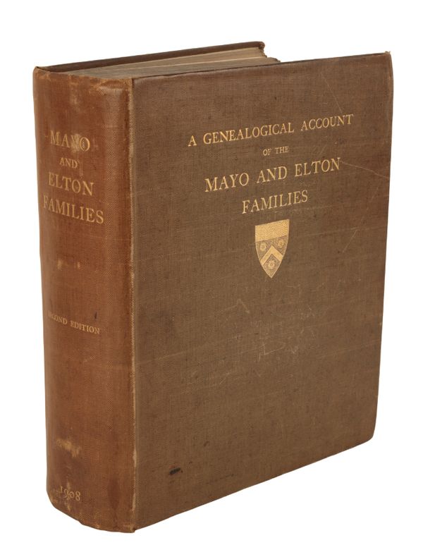 MAYO, CHARLES HERBERT: A GENEALOGICAL ACCOUNT OF THE MAYO & ELTON FAMILIES
