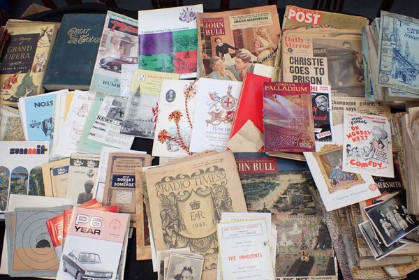 A COLLECTION OF EPHEMERA, CORONATION ISSUES