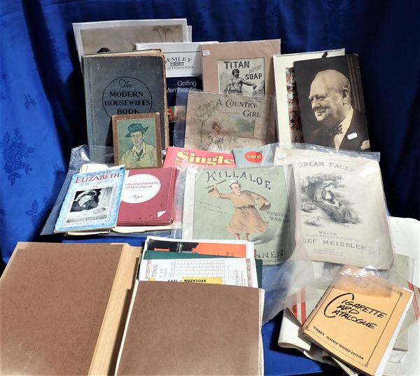 A COLLECTION OF 20TH CENTURY EPHEMERA