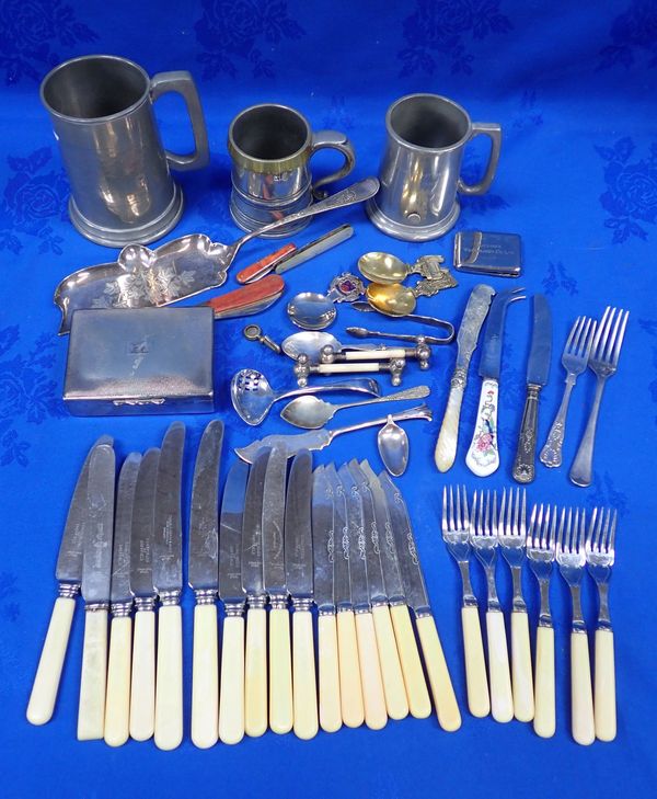 A COLLECTION OF SILVER PLATED WARE