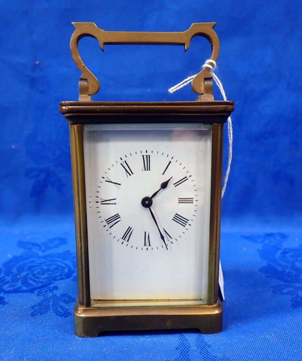 A FRENCH CARRIAGE CLOCK