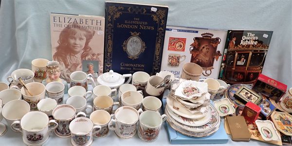 A COLLECTION OF ROYAL CORONATION AND JUBILEE CERAMICS