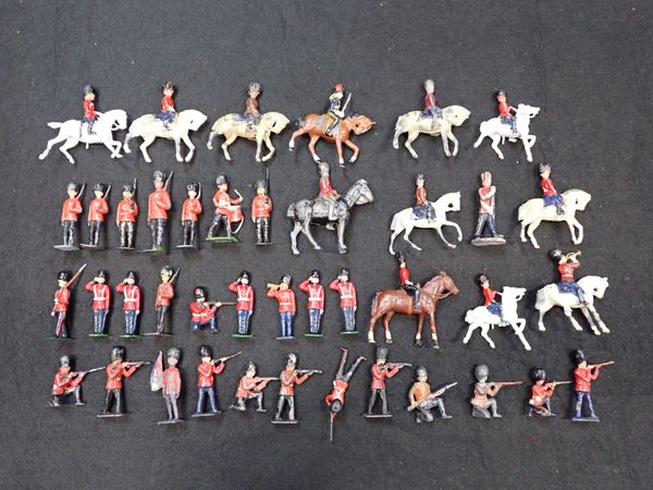 A COLLECTION OF COLDSTREAM GUARDS DIE-CAST MODELS