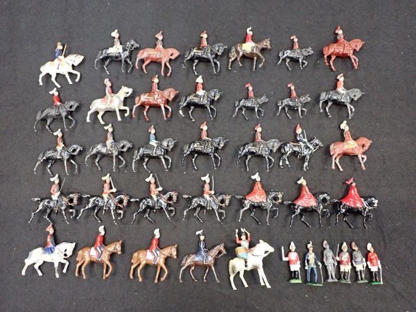 A COLLECTION OF BRITISH CAVALRY DIE-CAST MODELS