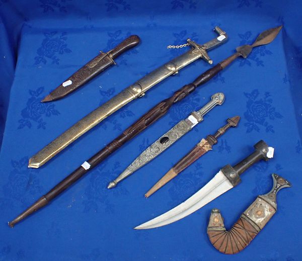 A COLLECTION OF MIDDLE EASTERN STYLE DAGGERS