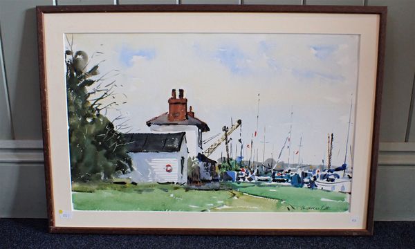 ANDREW PITT (BORN1947): LOCK KEEPER'S COTTAGE, HEYBRIDGE BASIN