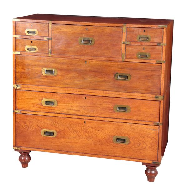 AN ARMY & NAVY C.S.L MAKERS MILITARY CAMPAIGN CHEST BY HOBBS OF LONDON