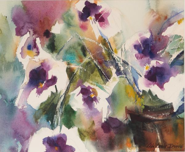 *LILA LEWIS IRVING (B. 1935) Botanical study