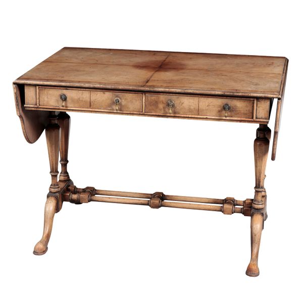 A REGENCY STYLE WALNUT SOFA TABLE