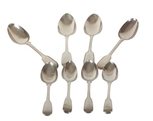 A PAIR OF SILVER SPOONS