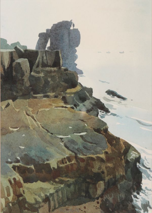 *RON JESTY (1926-2016) 'Pulpit Rock, Portland'