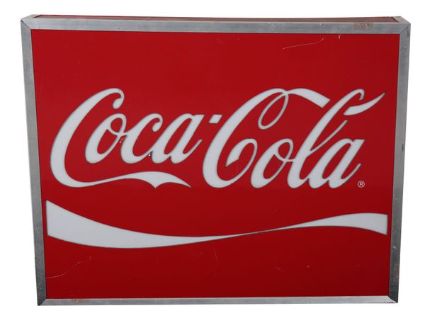 COCA-COLA: A MODERN ILLUMINATED SIGN