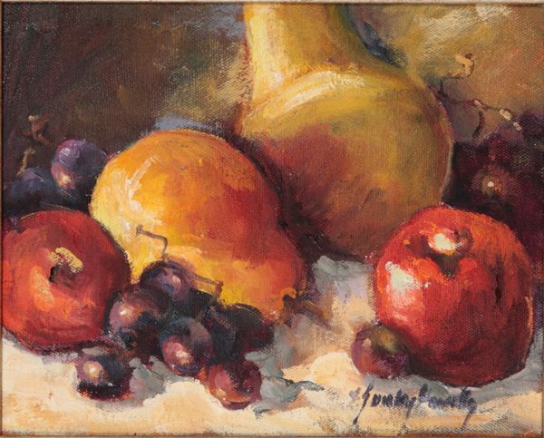 SHIRLEY HOWELLS (B. 1934) A pair of still life studies of fruit