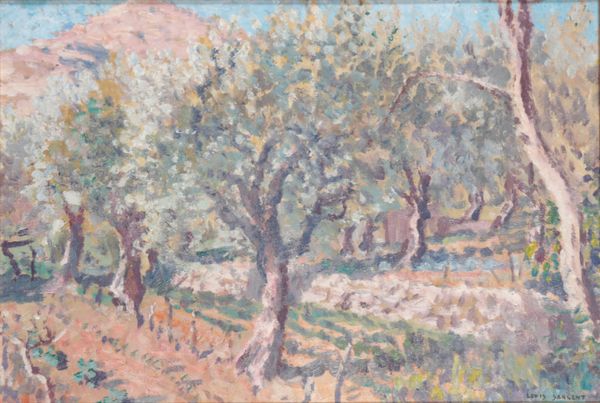 LOUIS AUGUSTUS SARGENT (1881-1965) An olive grove in the south of France