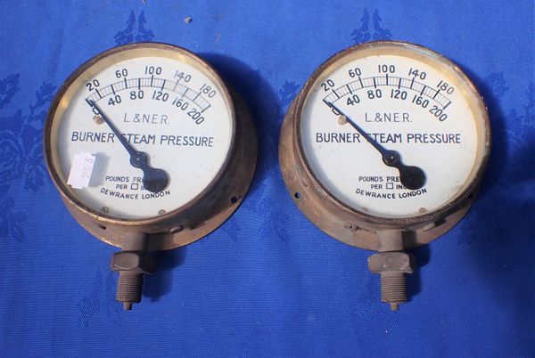 TISO L&NER BURNER STEAM PRESSURE GAUGE