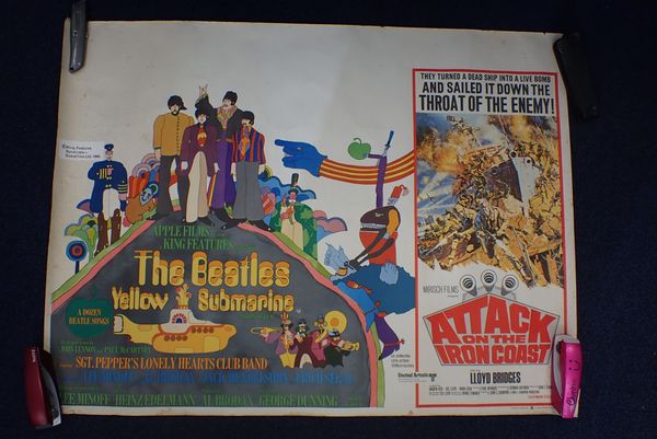 THE BEATLES 1968 YELLOW SUBMARINE AND ATTACK ON THE IRON COAST