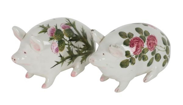 TWO WEMYSS PIGS