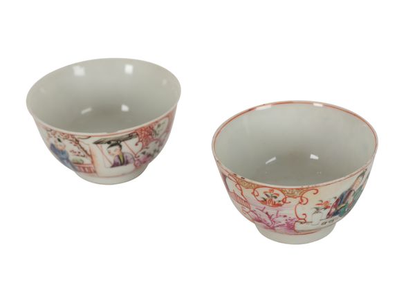 TWO 18TH CENTURY CHINESE EXPORT TEABOWLS