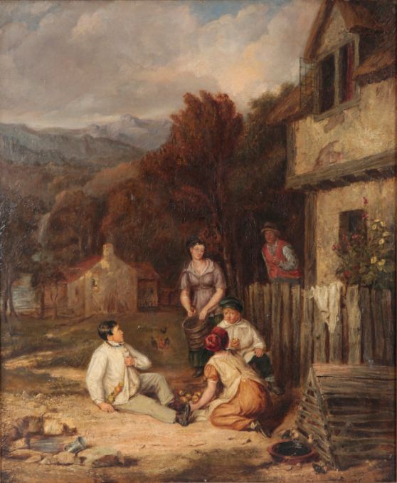 CIRCLE OF EDMUND BRISTOW (1787-1876), 'THE APPLE SCRUMPERS'