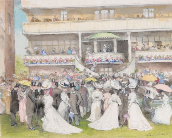 *JOHN STRICKLAND GOODALL (1906-1986), 'The Royal Enclosure, Ascot'