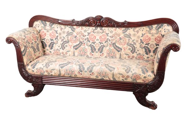 AN EARLY 19TH CENTURY FRENCH SETTEE