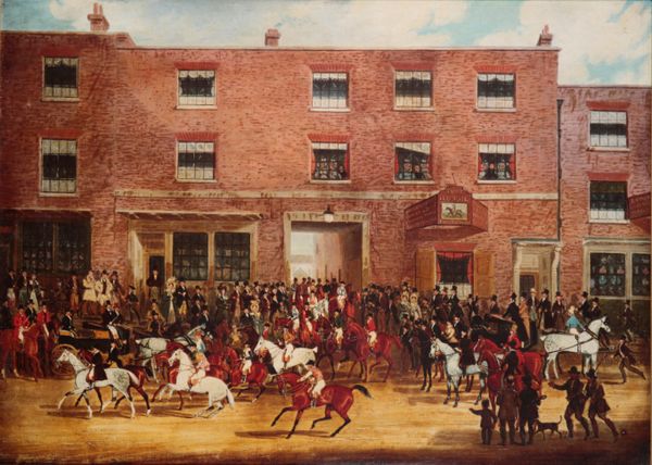 FIDELIS: A REPRODUCTION AFTER  JAMES POLLARD (1792-1867), 'THE GREAT ST.ALBANS STEEPLECHASE'