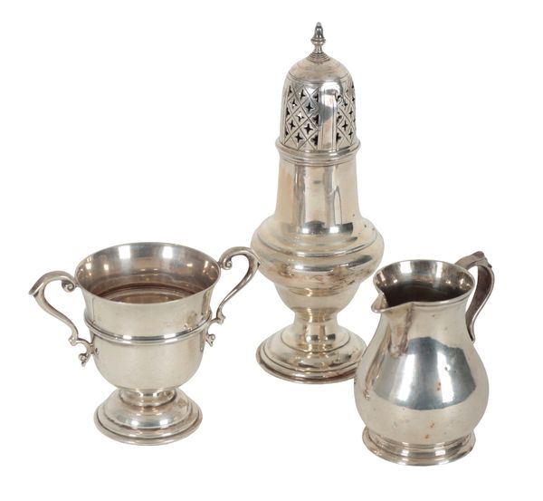 A GEORGE V SILVER LOVING CUP