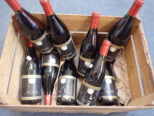 NINE BOTTLES OF PAUL REITZ 'LA PERRIERE' VIN DE TABLE