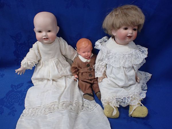 A GEORGENE AVERILL BISQUE-HEADED DOLL